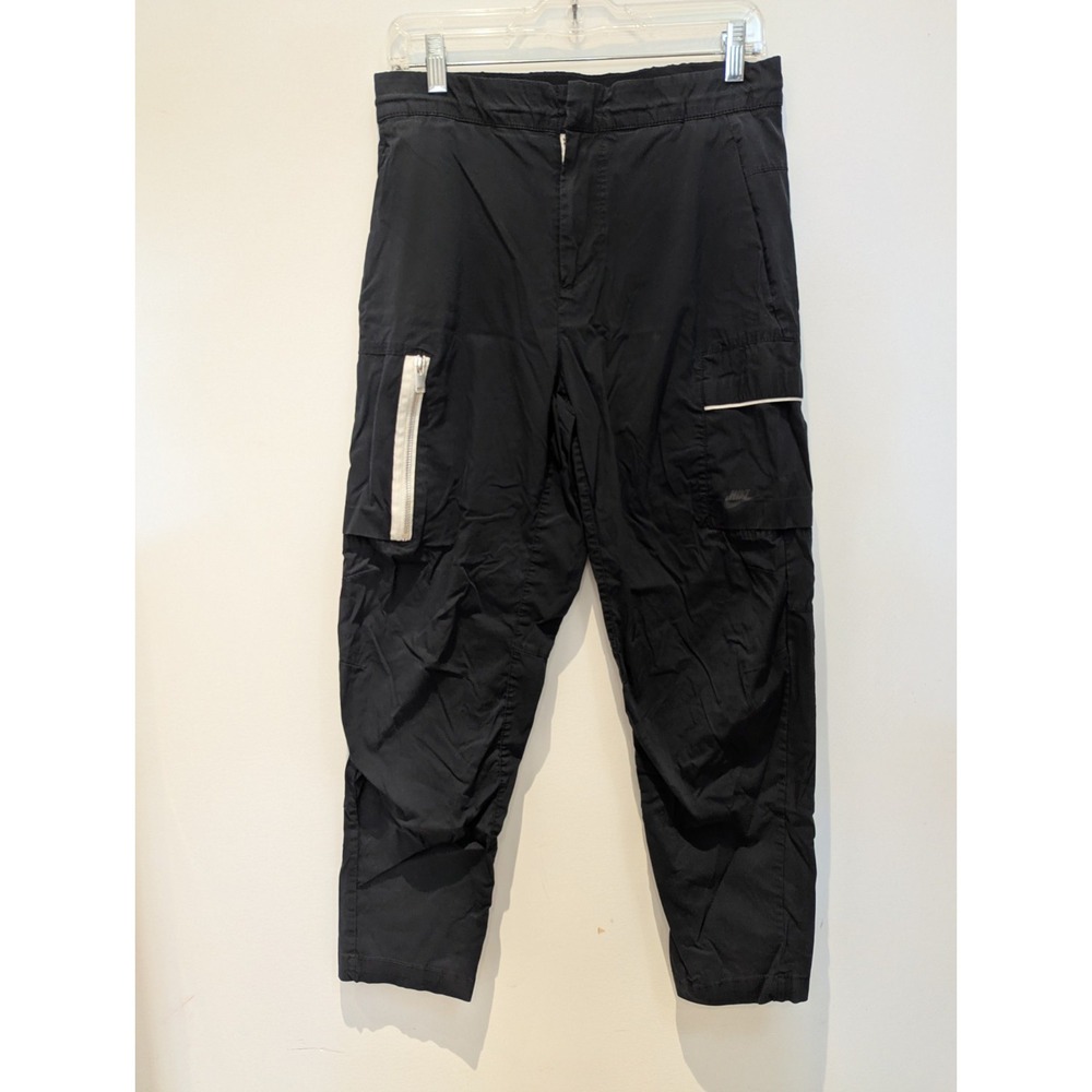 Nike Sportswear Essential Style Utility Pants Men Size 30 Black DM6681-010 Nylon